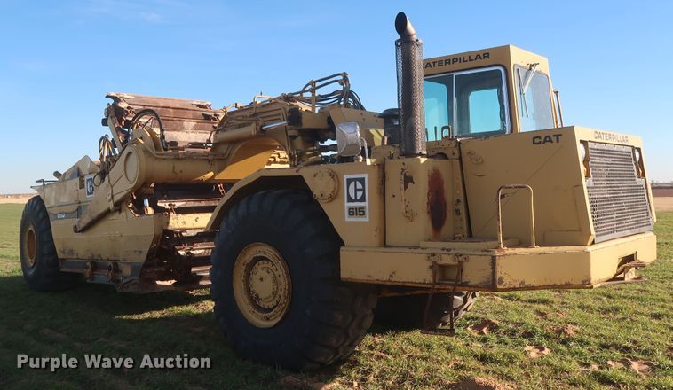 image for item DJ1820 1983 Caterpillar 615  elevating scraper
