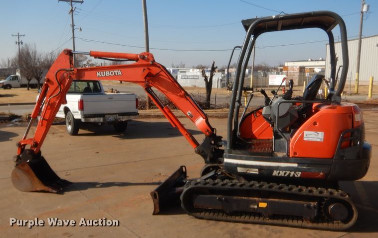image for item DJ2150 Kubota KX71-3  mini excavator