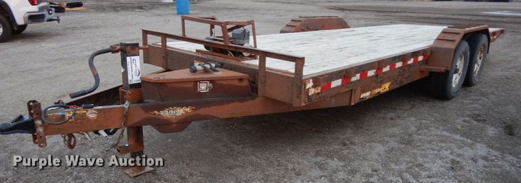 image for item DJ5808 2014 H&H EX222 tilt deck equipment trailer