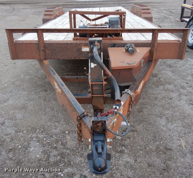 image for item DJ5808 2014 H&H EX222 tilt deck equipment trailer