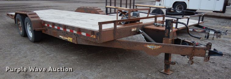 image for item DJ5808 2014 H&H EX222 tilt deck equipment trailer