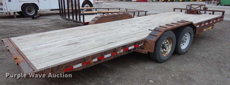 image for item DJ5808 2014 H&H EX222 tilt deck equipment trailer