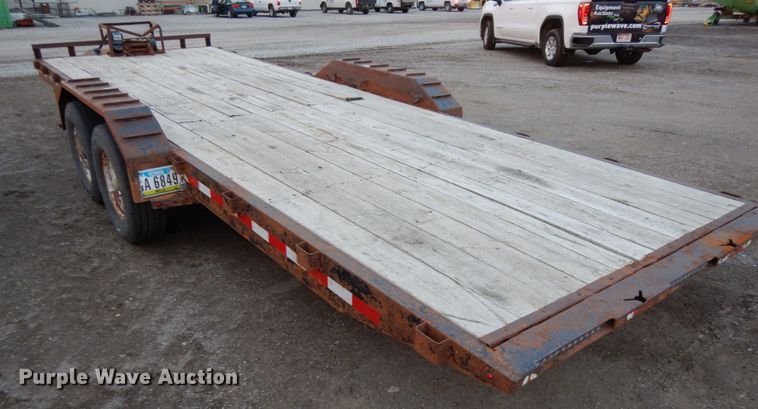 image for item DJ5808 2014 H&H EX222 tilt deck equipment trailer