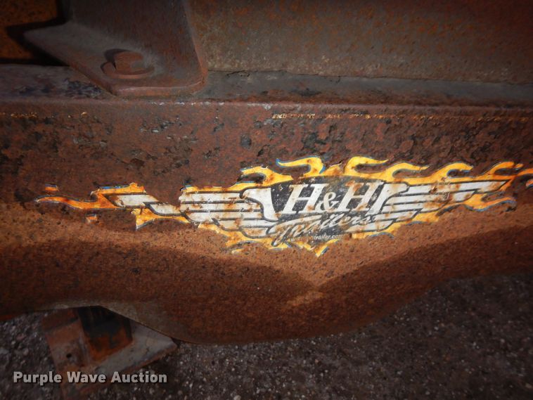 image for item DJ5808 2014 H&H EX222 tilt deck equipment trailer