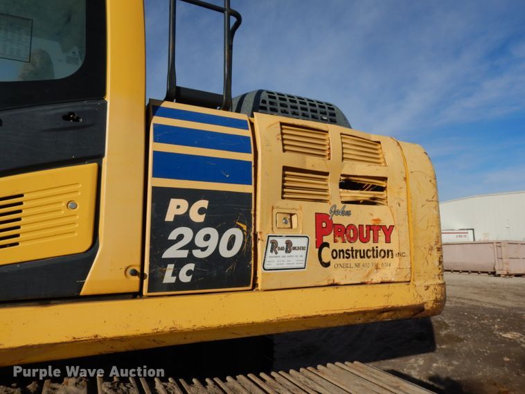 image for item DJ5815 2012 Komatsu PC290LC-10  excavator