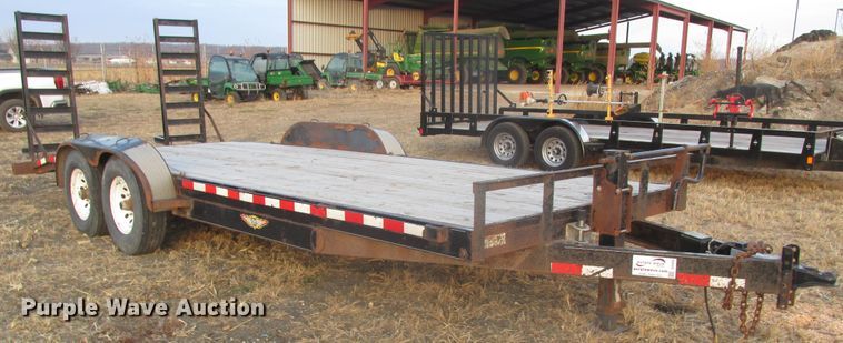 image for item DJ5830 2013 H&H UF202 utility trailer