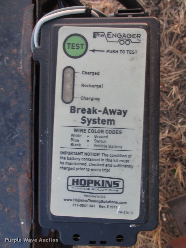 image for item DJ5830 2013 H&H UF202 utility trailer