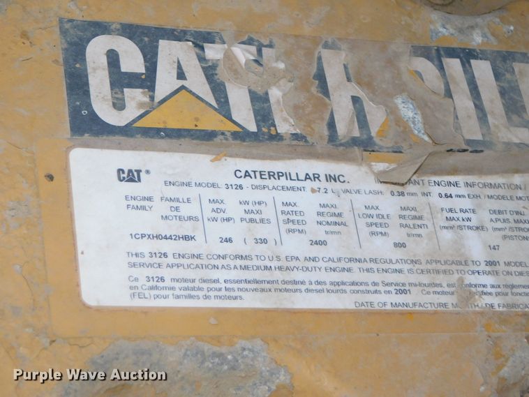 image for item DJ5849 2001 GMC C7500  forestry bucket truck