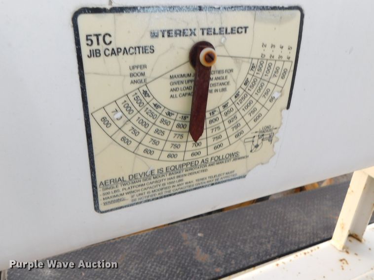 image for item DJ5849 2001 GMC C7500  forestry bucket truck