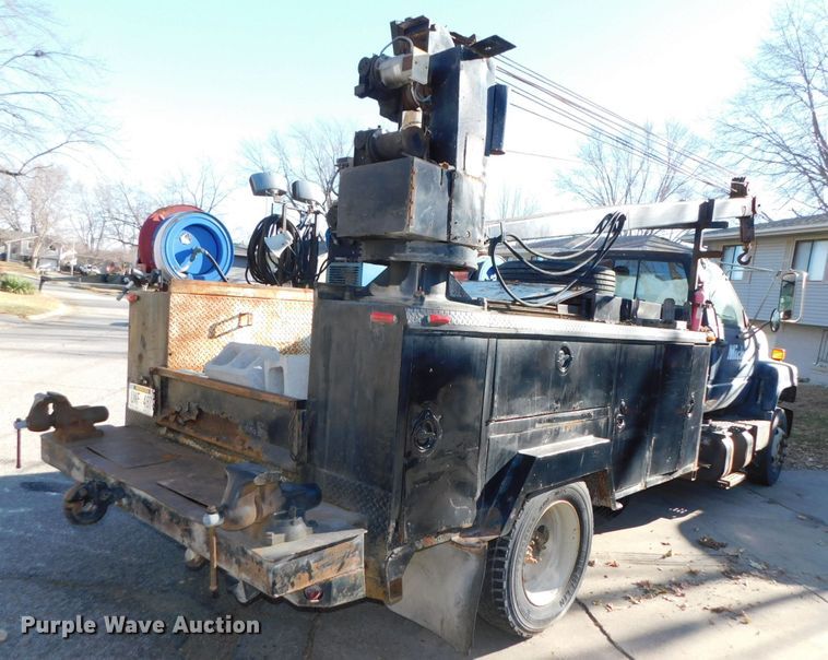 image for item DJ5880 1995 Chevrolet Kodiak C6H042  utility truck with crane