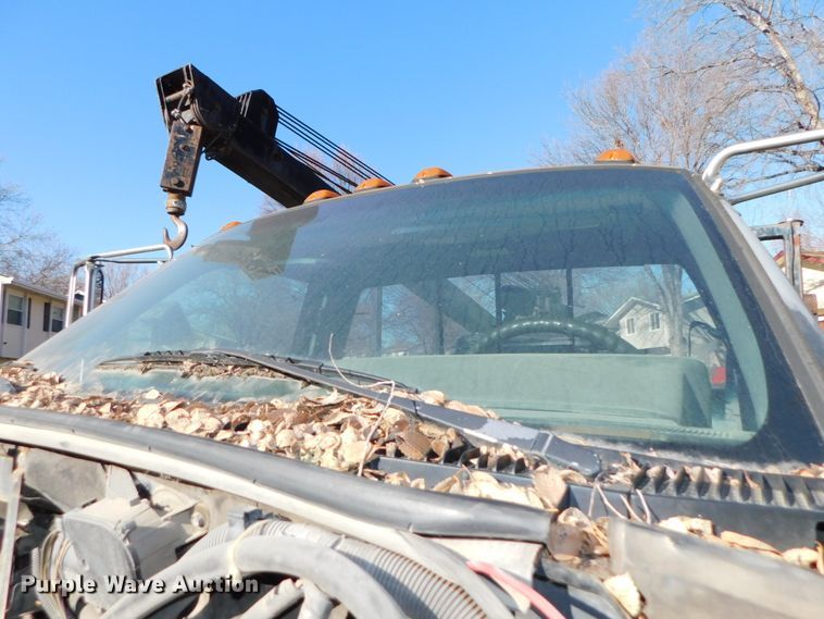 image for item DJ5880 1995 Chevrolet Kodiak C6H042  utility truck with crane