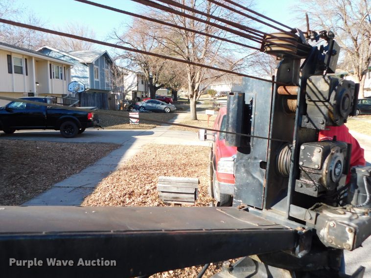 image for item DJ5880 1995 Chevrolet Kodiak C6H042  utility truck with crane