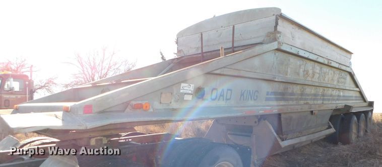 image for item DJ5881 1985 Load King 1827-0-3AXLE bottom dump trailer
