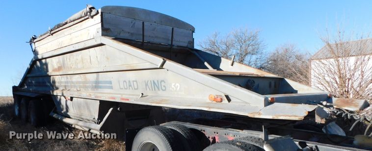 image for item DJ5881 1985 Load King 1827-0-3AXLE bottom dump trailer