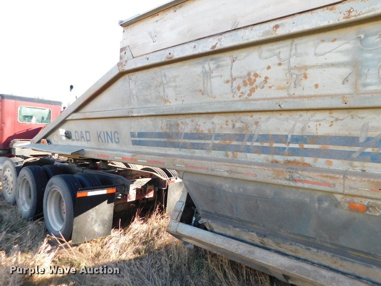 image for item DJ5881 1985 Load King 1827-0-3AXLE bottom dump trailer