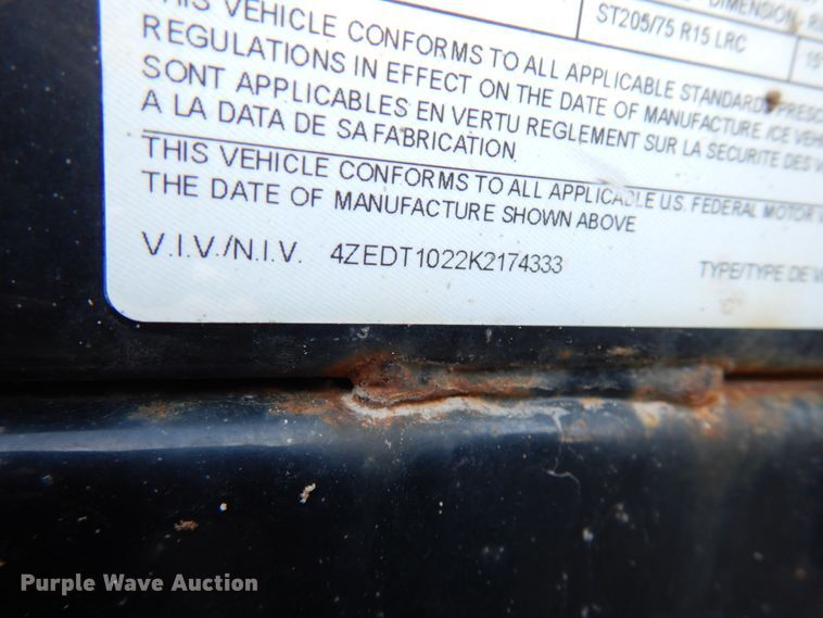 image for item DJ6028 2019 Load Trail dump trailer