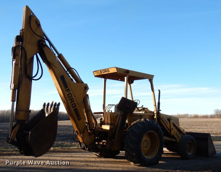 image for item DJ6071 Ford 555  backhoe