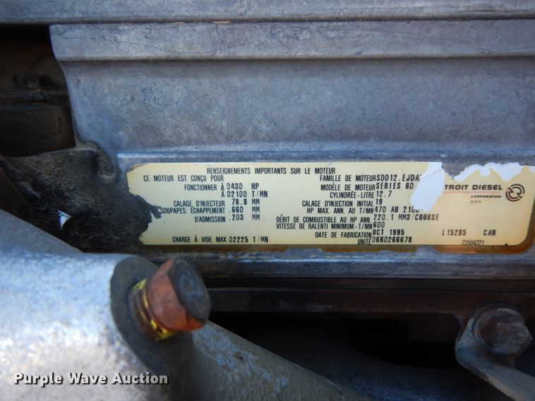 image for item DJ6734 1996 Western Star 4964F  dump truck