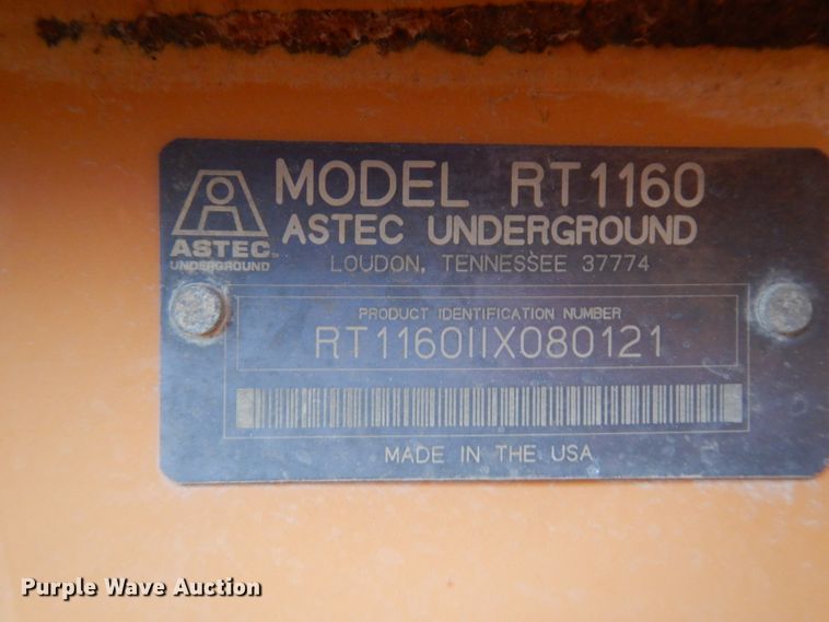 image for item DJ8077 2008 Aztec RT1160  rock saw