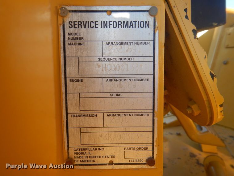 image for item DJ8562 2009 Caterpillar D6R Series III  crawler dozer