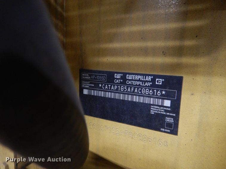 image for item EF9680 2008 Caterpillar AP-1055D  paver