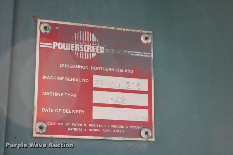 image for item EO9862 Power Screen MKII  topsoil screen