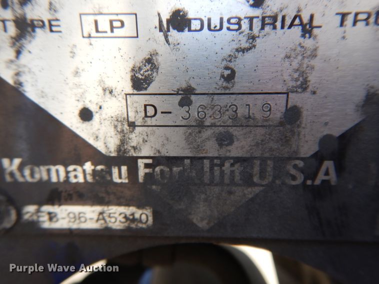 image for item EY9125 Komatsu  forklift