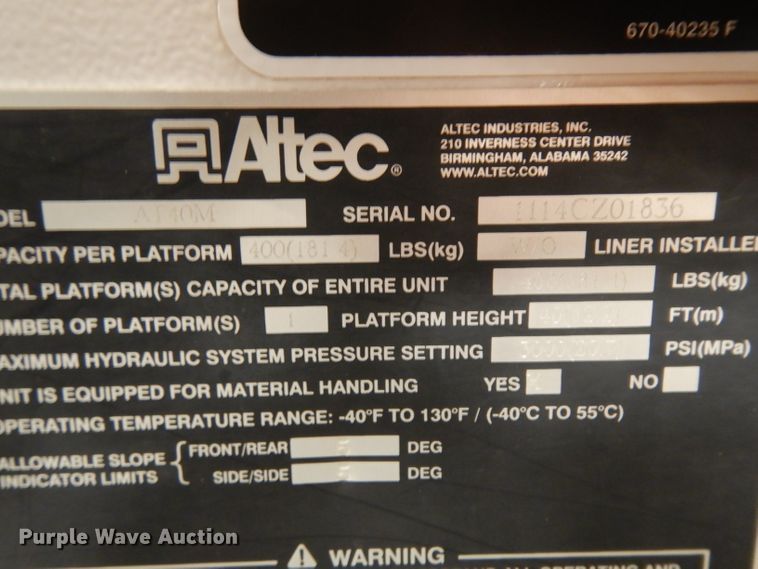 image for item EY9146 2015 Dodge Ram 5500  bucket truck