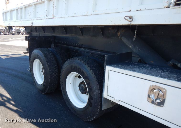 image for item FW9879 2009 Sterling L-Line  crane truck with dump bed