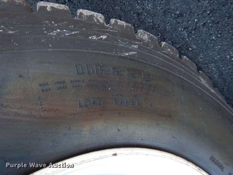 image for item FW9879 2009 Sterling L-Line  crane truck with dump bed