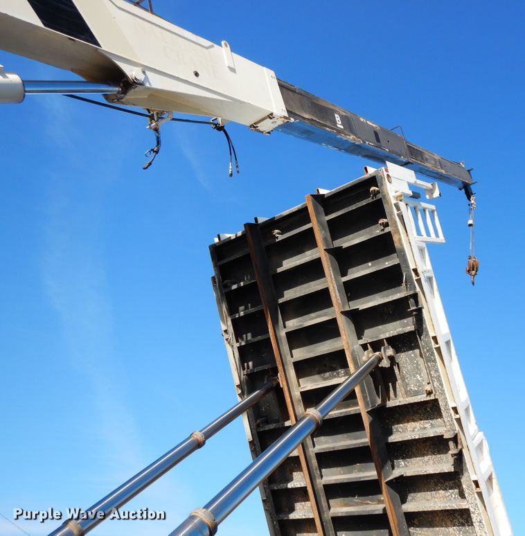 image for item FW9879 2009 Sterling L-Line  crane truck with dump bed