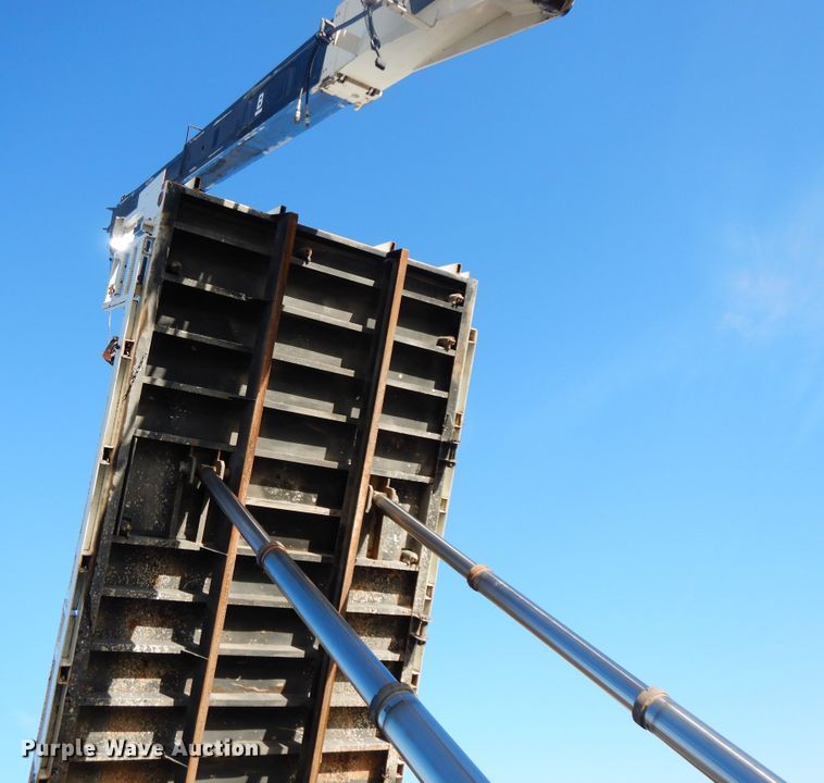 image for item FW9879 2009 Sterling L-Line  crane truck with dump bed