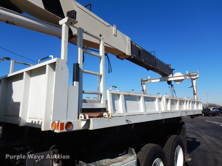 image for item FW9879 2009 Sterling L-Line  crane truck with dump bed