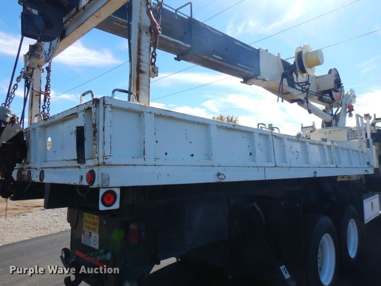 image for item FW9879 2009 Sterling L-Line  crane truck with dump bed