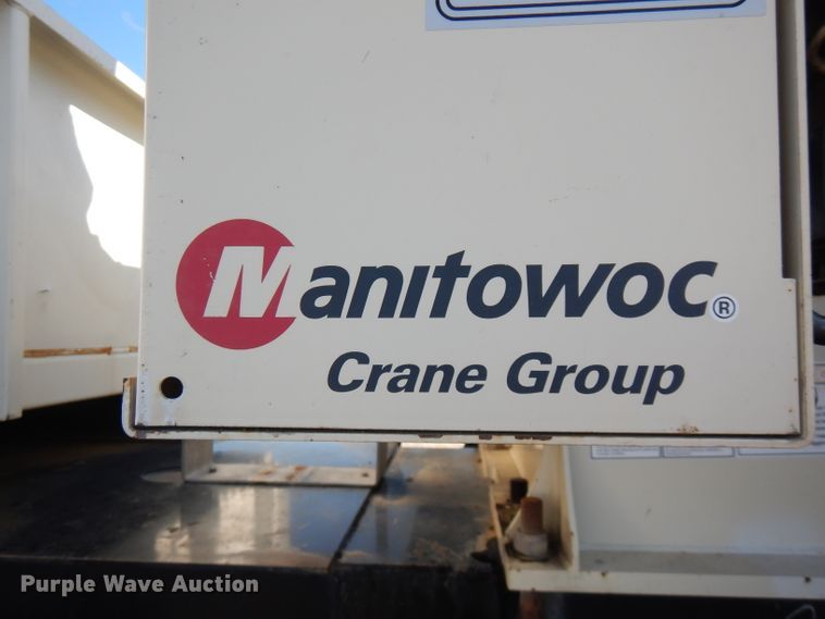 image for item FW9879 2009 Sterling L-Line  crane truck with dump bed