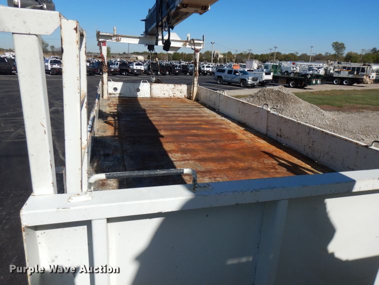 image for item FW9879 2009 Sterling L-Line  crane truck with dump bed