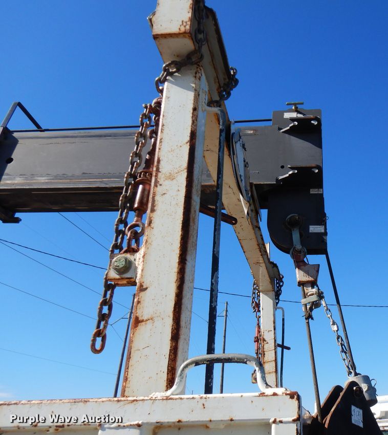 image for item FW9879 2009 Sterling L-Line  crane truck with dump bed