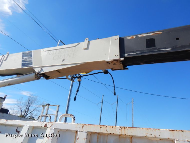 image for item FW9879 2009 Sterling L-Line  crane truck with dump bed