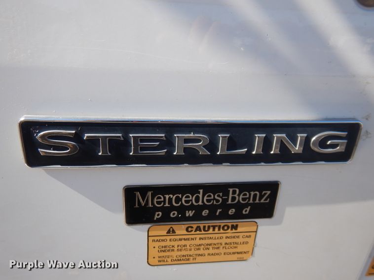 image for item FW9879 2009 Sterling L-Line  crane truck with dump bed