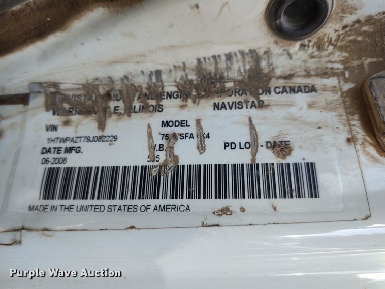 image for item FY9794 2009 International 7500  dump truck