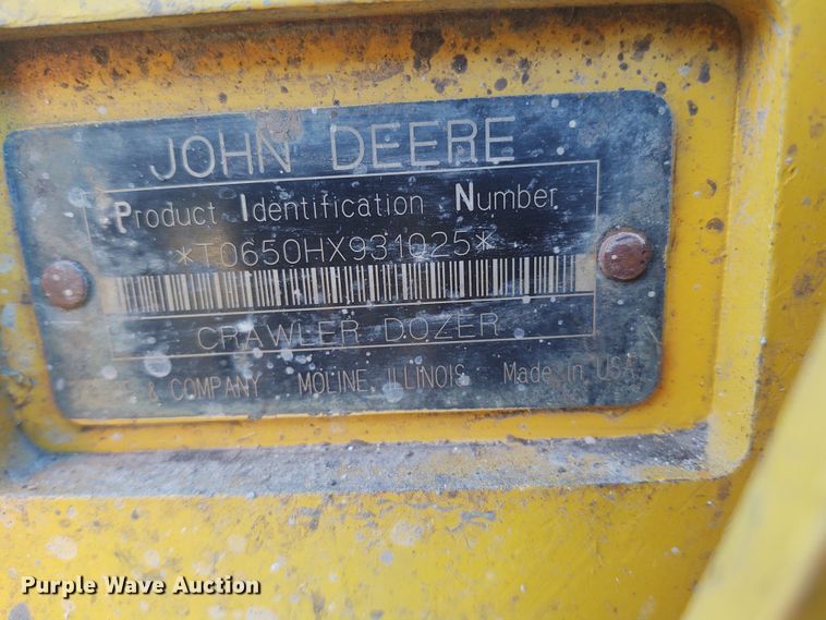 image for item FY9803 2004 John Deere 650H XLT  dozer