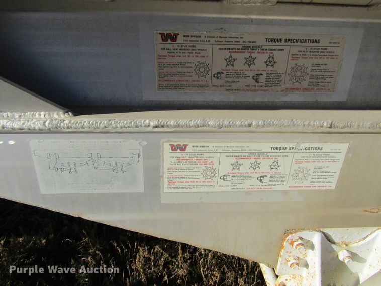 image for item GC9775 1986 Walker tank trailer