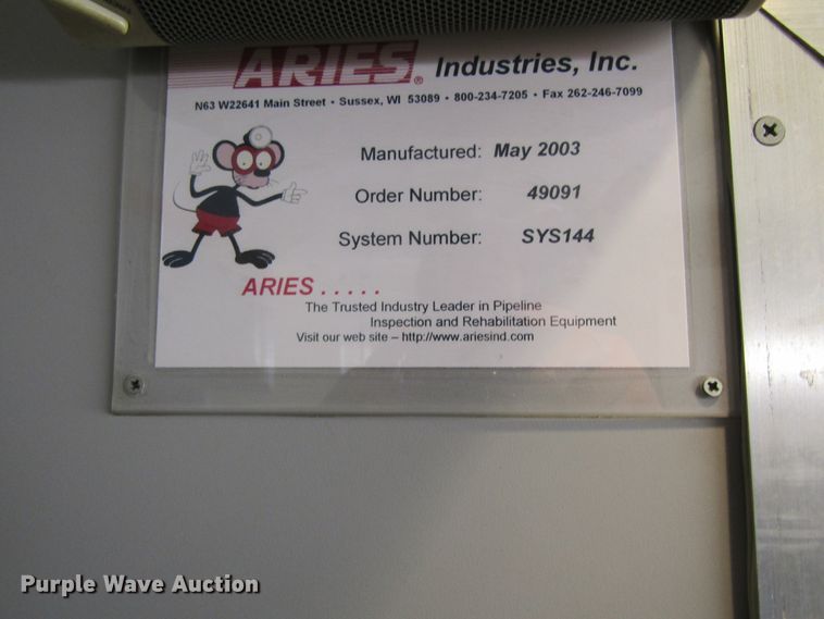 image for item GC9781 2003 Ford Econoline E550  sewer inspection truck