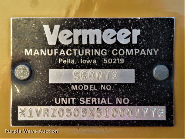 image for item GI9239 2005 Vermeer S600TX  compact utility loader