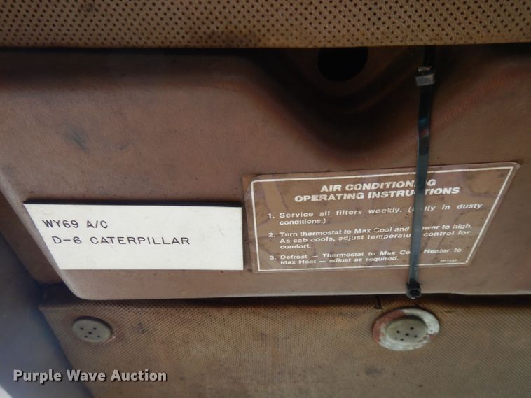 image for item GK9540 1981 Caterpillar D6D  dozer