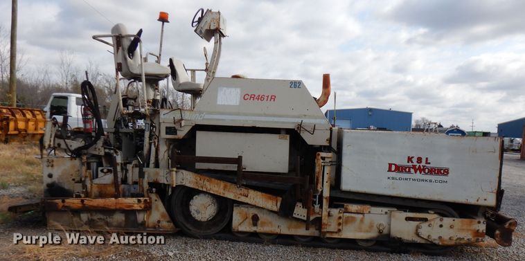 image for item GK9543 1999 Cedarapids CR461R  paver