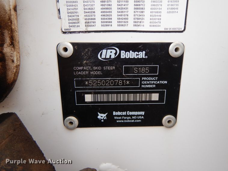 image for item GK9553 2005 Bobcat S185  skid steer loader