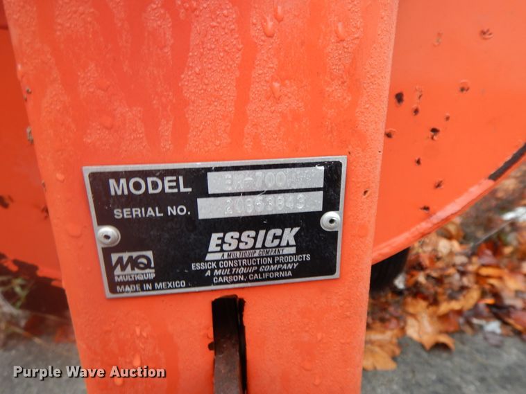 image for item GK9575 Essick EM-700 concrete mixer
