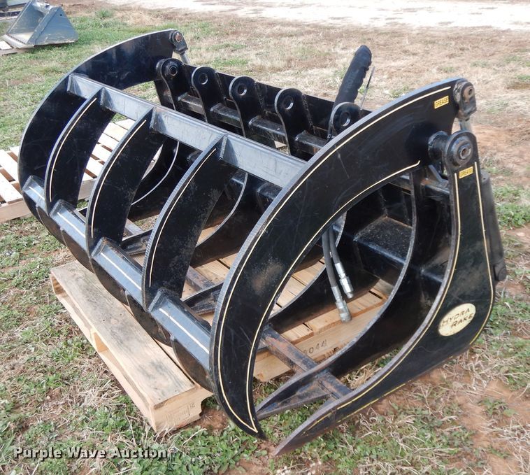 image for item GK9634 M&M 72"W skid steer grapple bucket