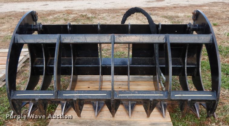 image for item GK9634 M&M 72"W skid steer grapple bucket